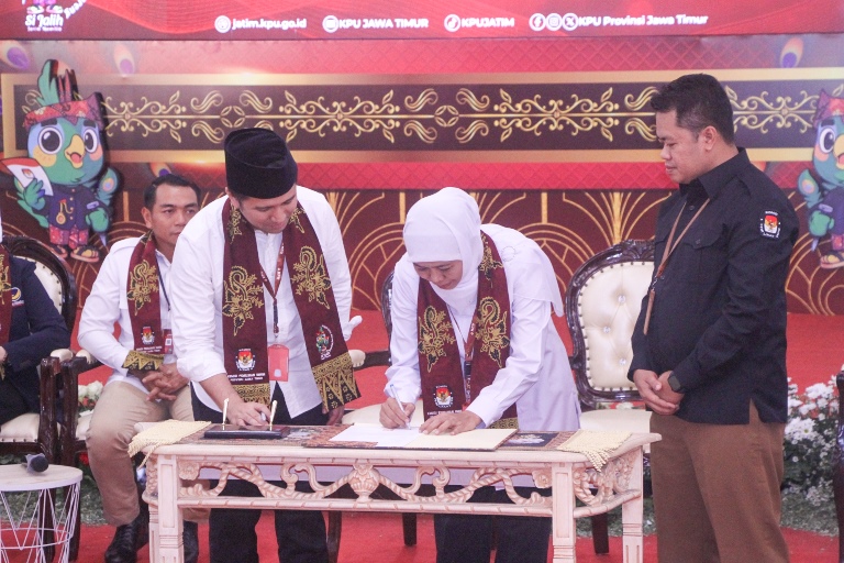 Tiga Pasangan Calon Berebut Jatim1