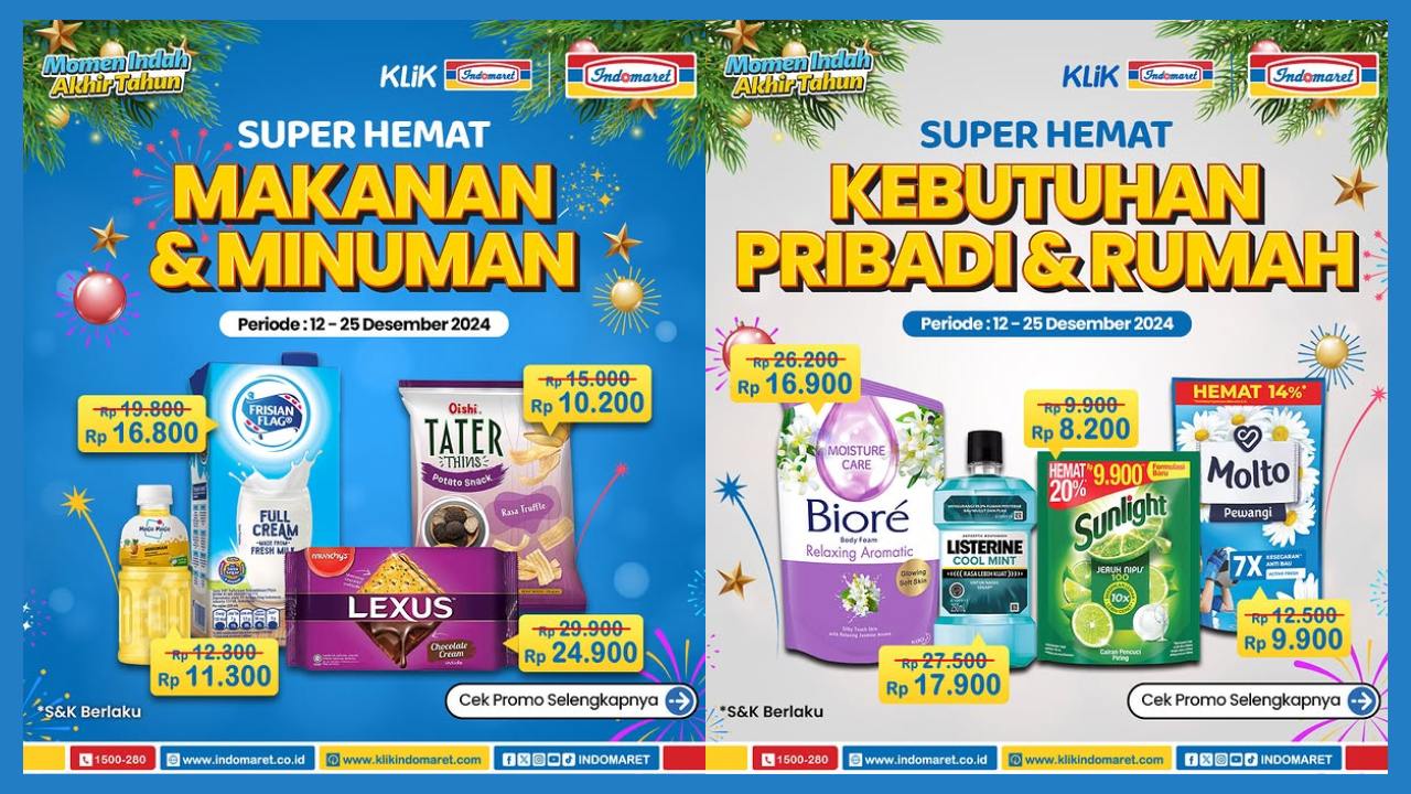 Promo Indomaret Super Hemat Hari ini 15 Desember 2024, Sabun Mandi Cair Mulai Rp16.000 