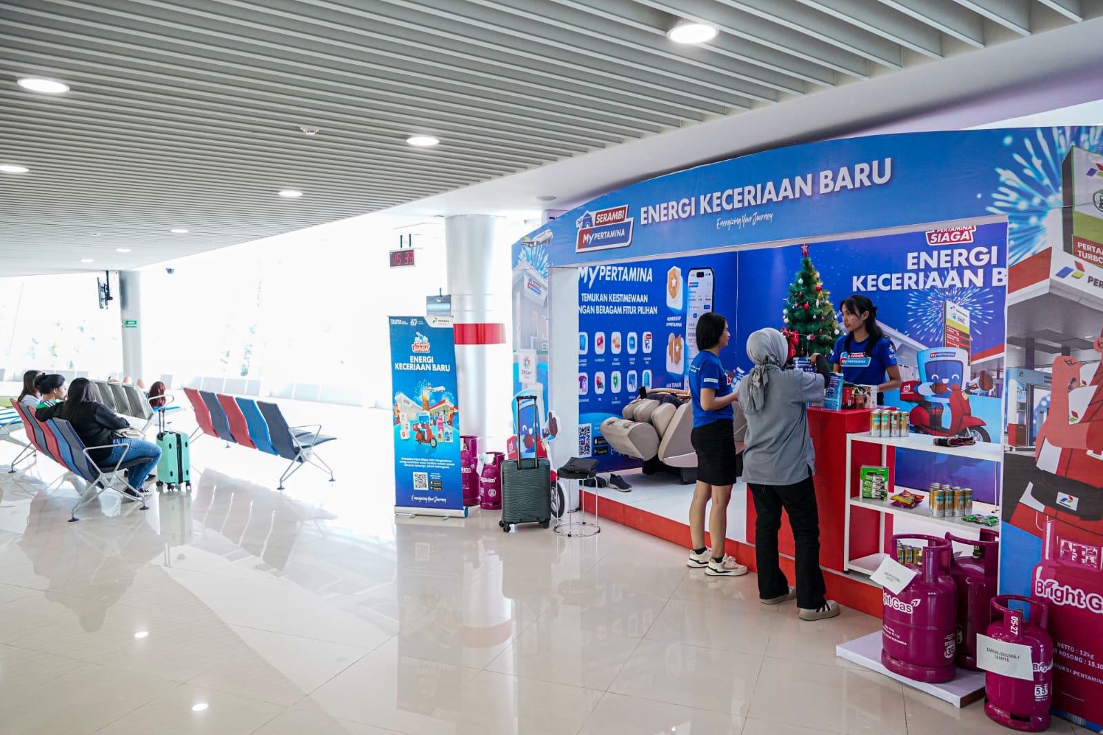 Dukung Perjalanan Nataru, Serambi MyPertamina hadir di Rest Area Tol, Pelabuhan hingga Bandara   