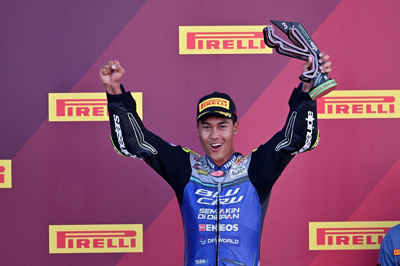 Mantap! Aldi Satya Mahendra Diproyeksikan Balap Moto2 Tahun 2028