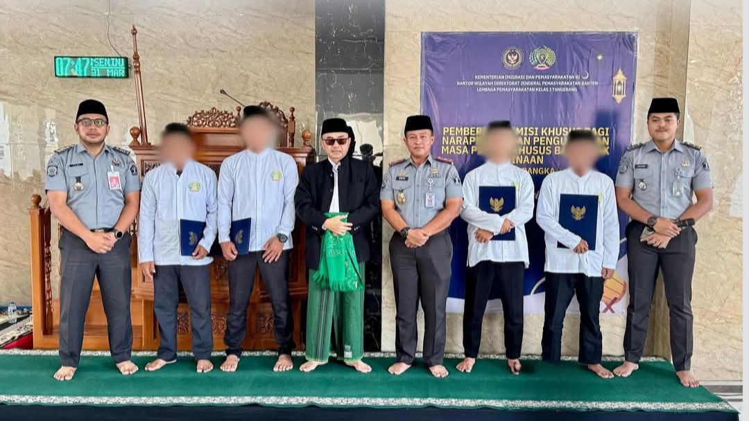Berkah Idul Fitri, 953 Napi Lapas Kelas I Tangerang Terima Remisi