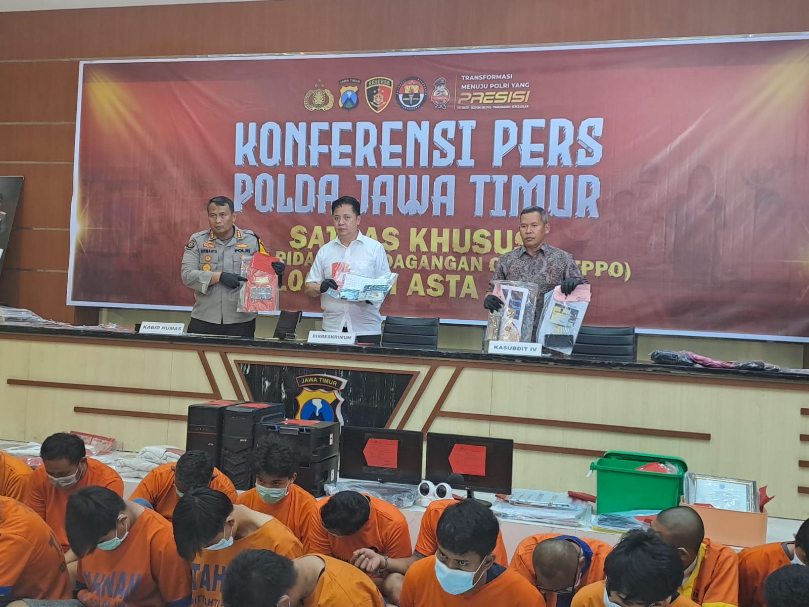 Polda Jatim Ungkap 28 Kasus TPPO