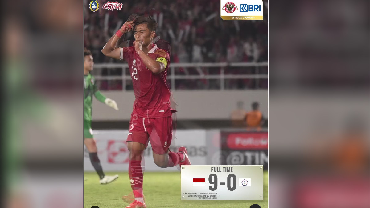 Timnas Indonesia U-23 Bantai Taiwan 9-0 Hadiah Ulang Tahun Marselino Ferdinan, Erick Thohir: Jendela Menuju Olimpiade