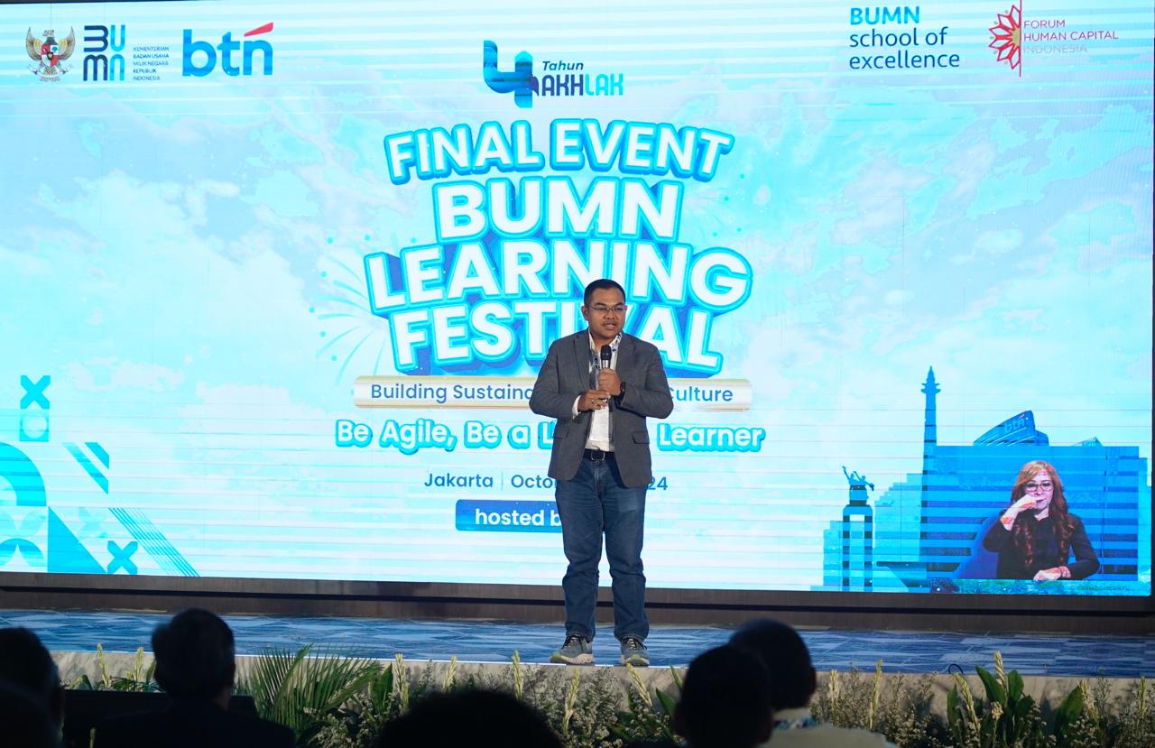 BUMN Learning Festival 2024: Telkom Dinobatkan Sebagai The Most Outstanding BUMN Learning 