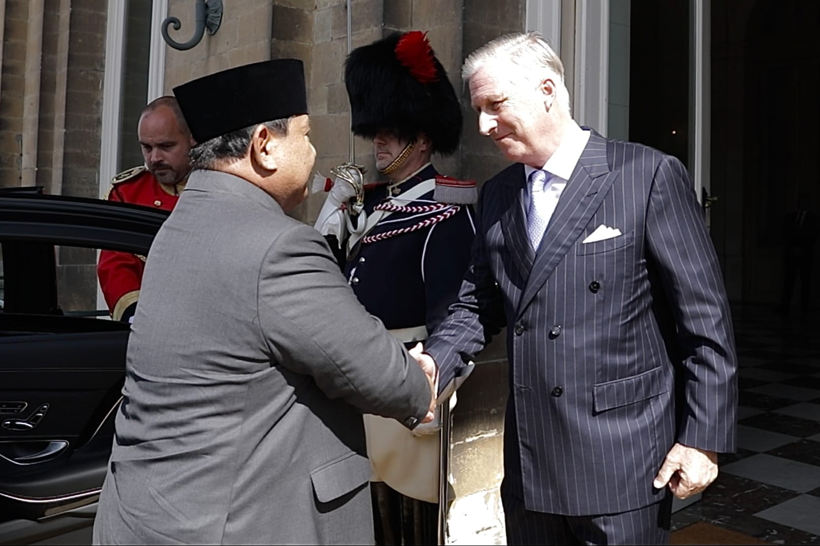 Prabowo Bertemu Raja Philippe di Istana Laeken, Akhiri Lawatan Diplomatik di Brussels