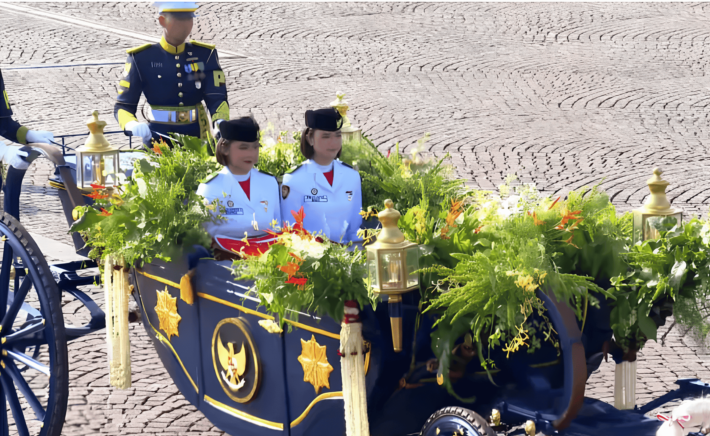 Semarak Kirab HUT ke-80 RI, Duplikat Bendera Merah Putih dan Teks Proklamasi Diarak dengan Kereta Kencana