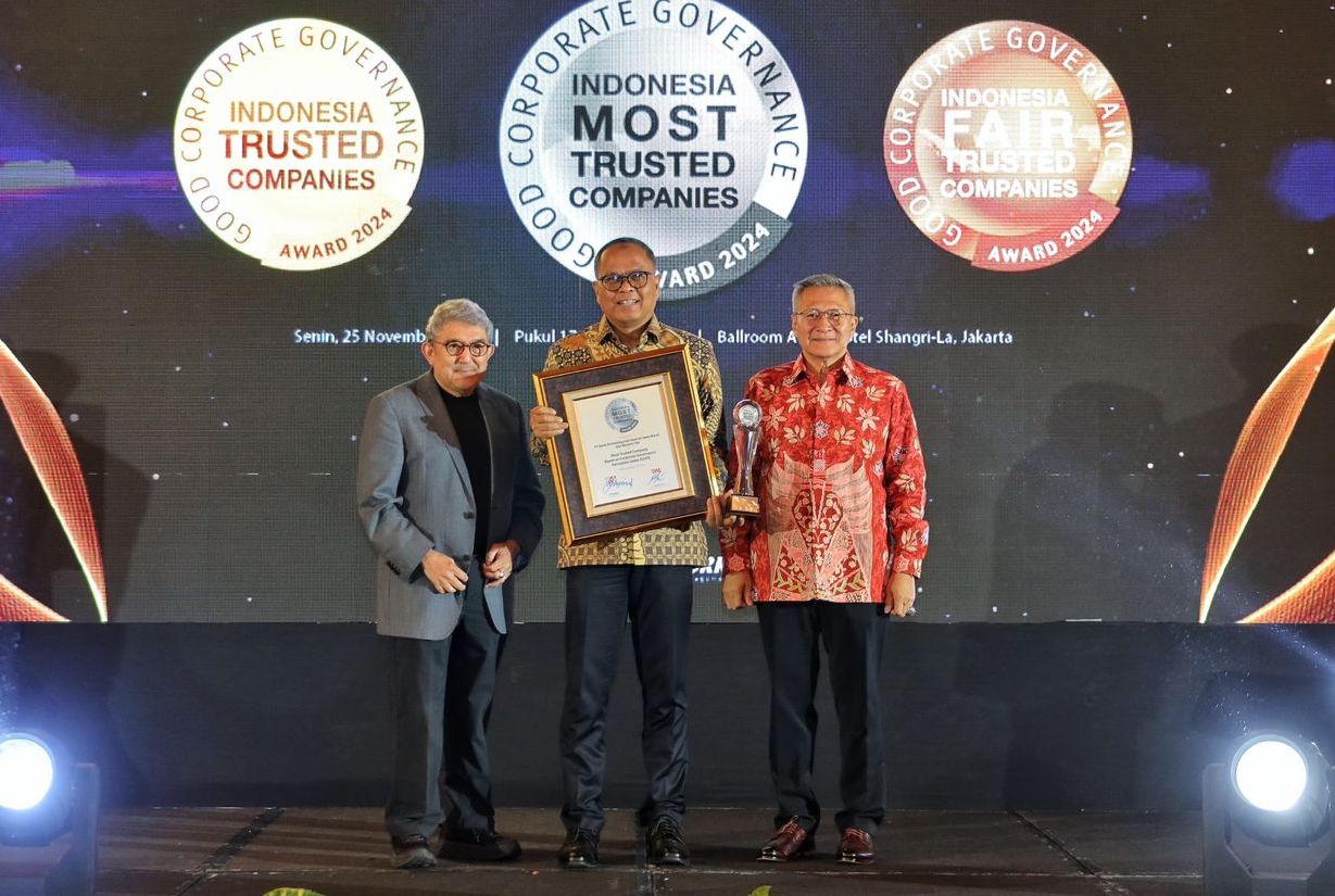 Bank BJB Raih Penghargaan Indonesia Good Corporate Governance Award 2024 dengan Predikat Most Trusted