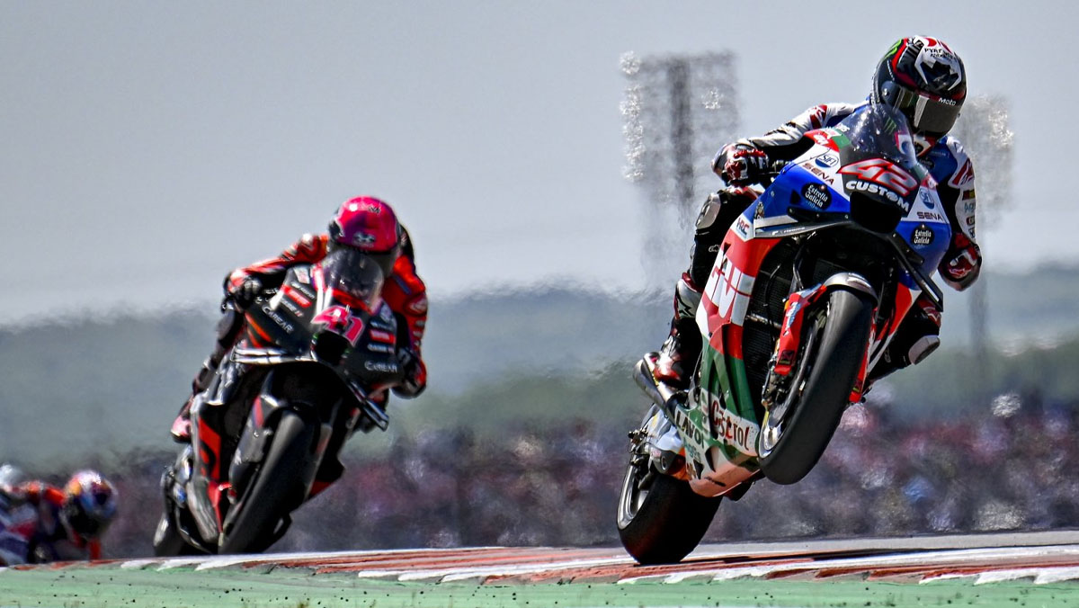 Hasil MotoGP Amerika 2023: Alex Rins Akhiri Masa Packlik Honda