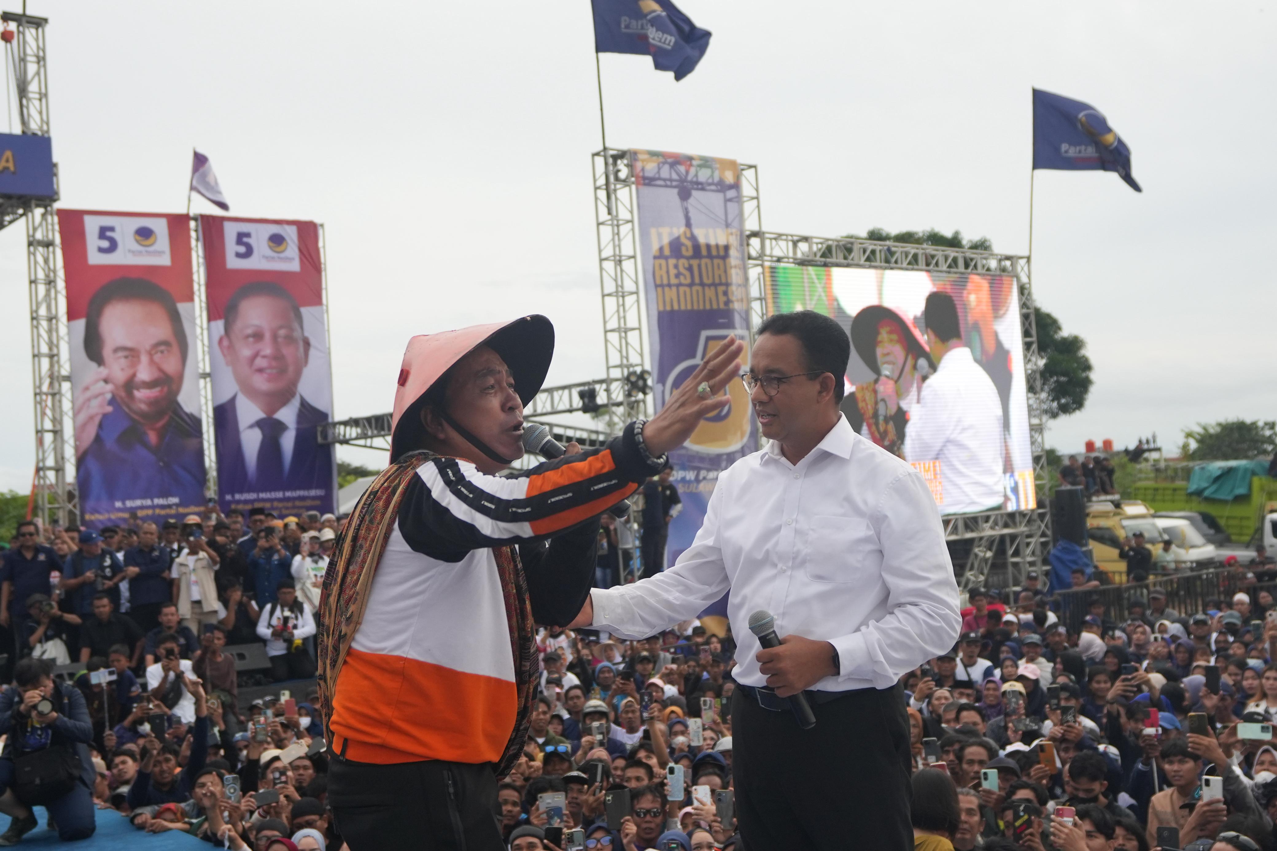 Rapat Akbar AMIN di Parepare, Anies Dicurhati Nelayan yang Susah Dapat Bahan Bakar