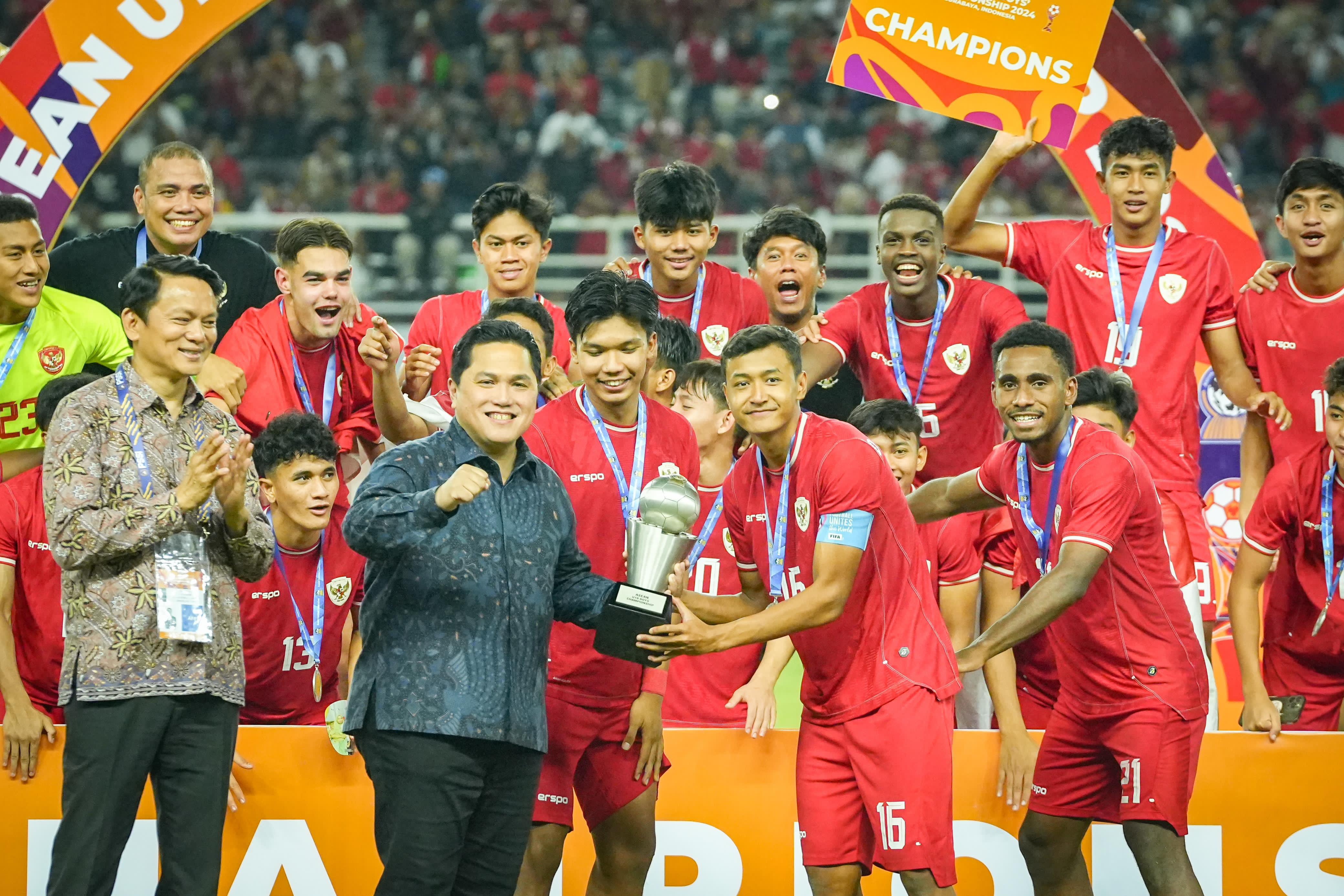 Timnas Indonesia Usai Puasa Gelar 11 Tahun, Erick Thohir: Kita Punya Talenta Pelapis yang Kuat