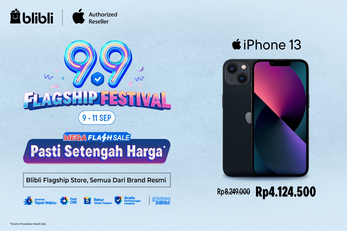 Promo Blibli 9.9, Belanja Kebutuhan Hemat Rp999 Ribu, Extra Voucher Diskon hingga 99%