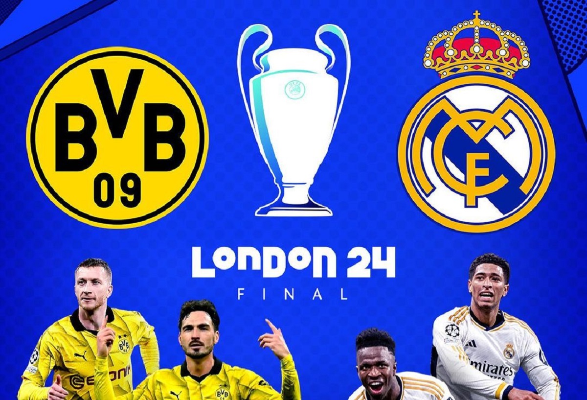 Jadwal Final Liga Champions 2023/24 Borussia Dortmund vs Real Madrid!