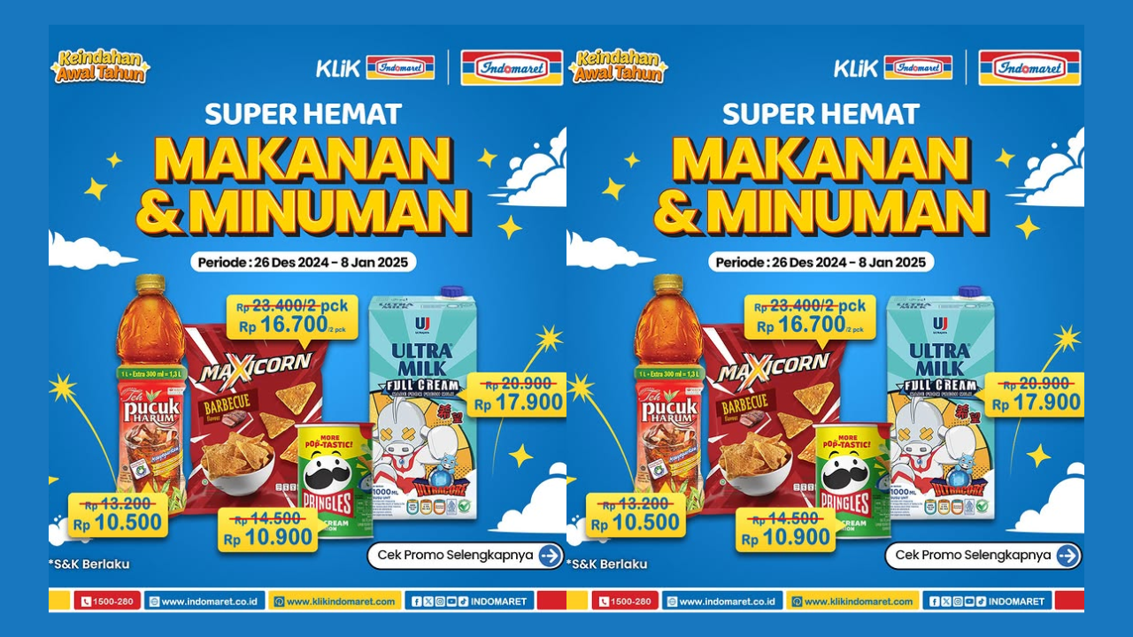 Katalog Promo JSM Indomaret Terbaru 27-29 Desember 2024, Gebyar Tahun Baru Kecap Manis Cuma Rp15 Ribu