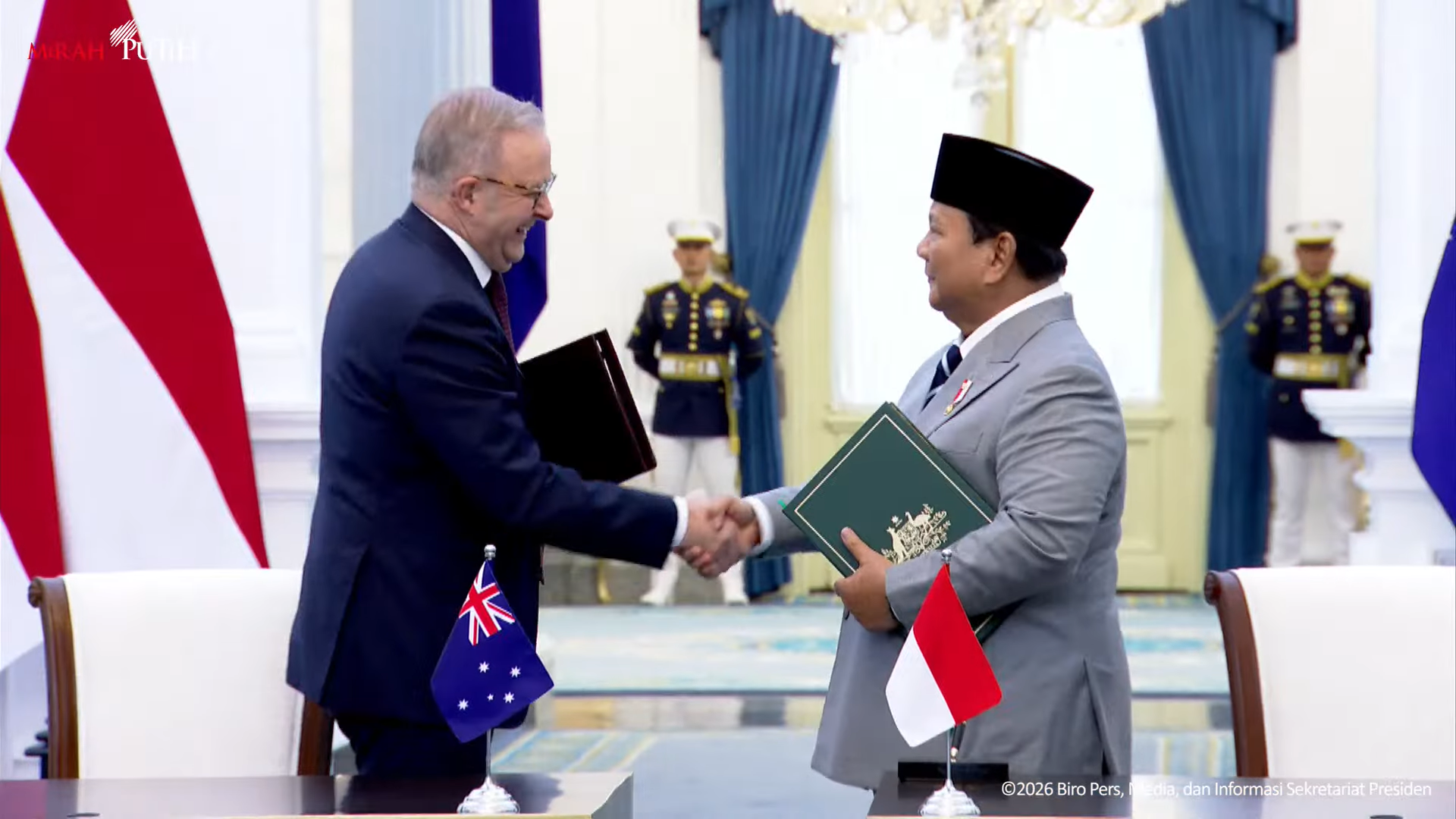 Prabowo Sambut PM Australia Anthony Albanese di Istana, Bahas Kerjasama Bidang Pendidikan Indonesia-Australia 