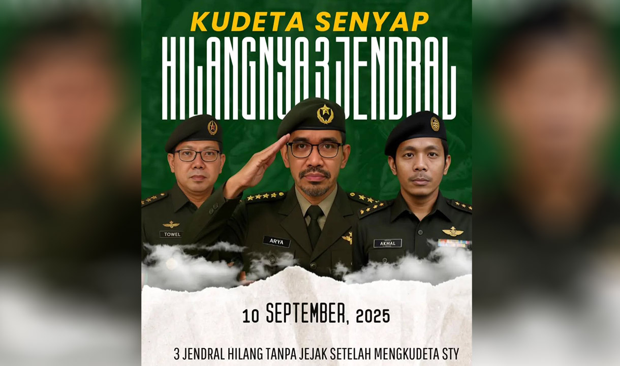 3 Jenderal Hilang Tanpa Jejak Setelah Kudeta STY Bikin Heboh, Netizen: Tugas Mereka Selesai!