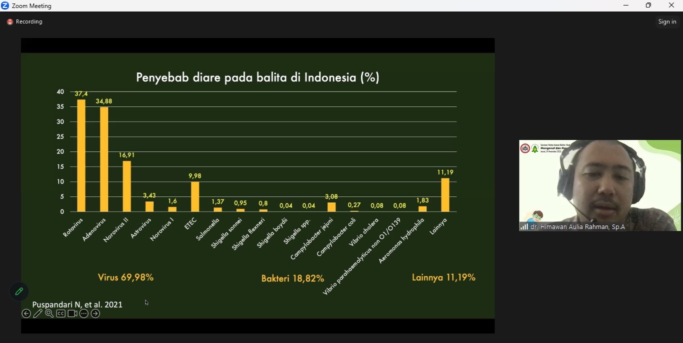 Diare Jadi Penyebab Kematian Balita, Virus Jadi Penyebab Utama Diare