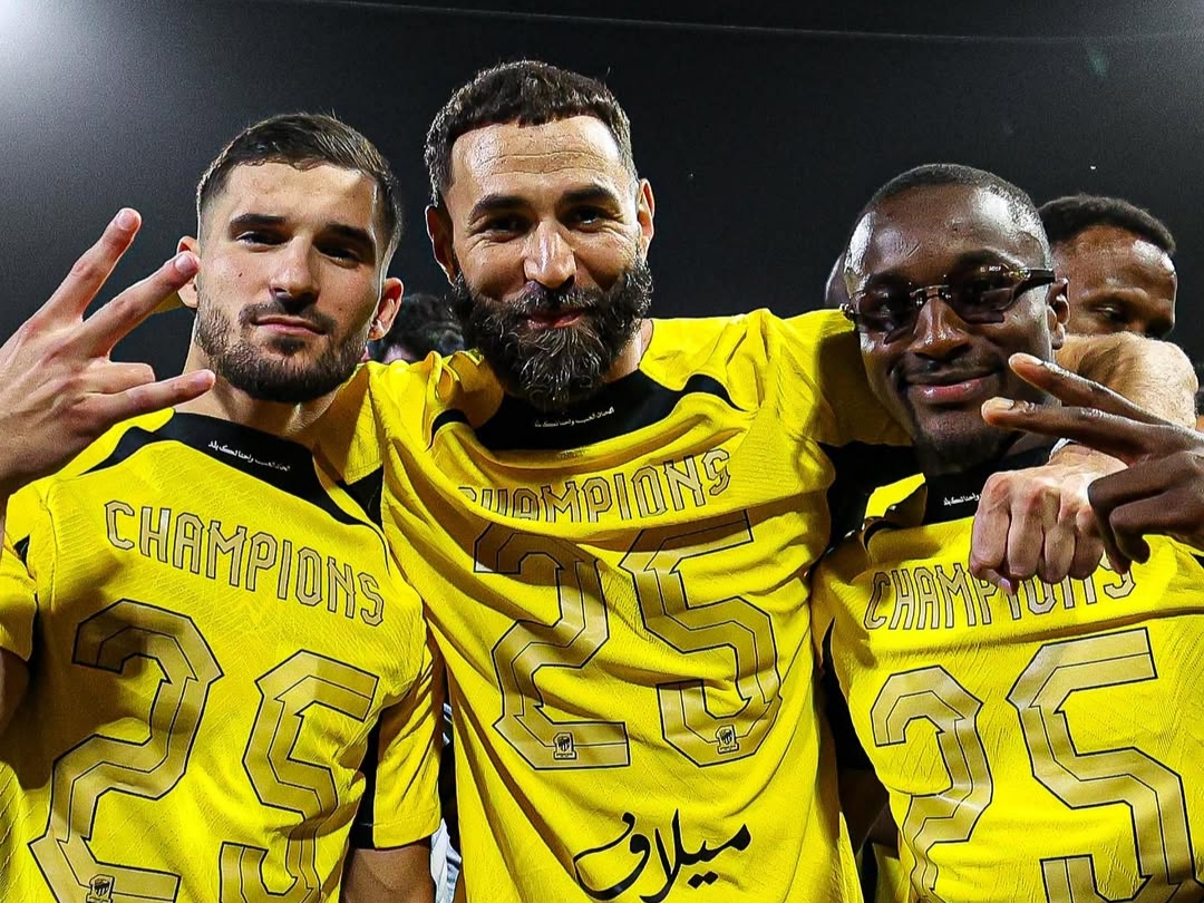Benzema Bawa Al Ittihad Juara Liga Pro Saudi setelah Tumbangkan Al Raed 1-3