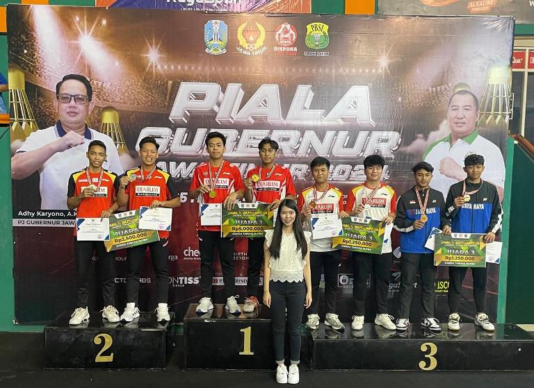 Montiss Dukung Bibit Atlet Badminton Unggul, Beri Apresiasi Kepada Juara Piala Gubernur Jatim 2024