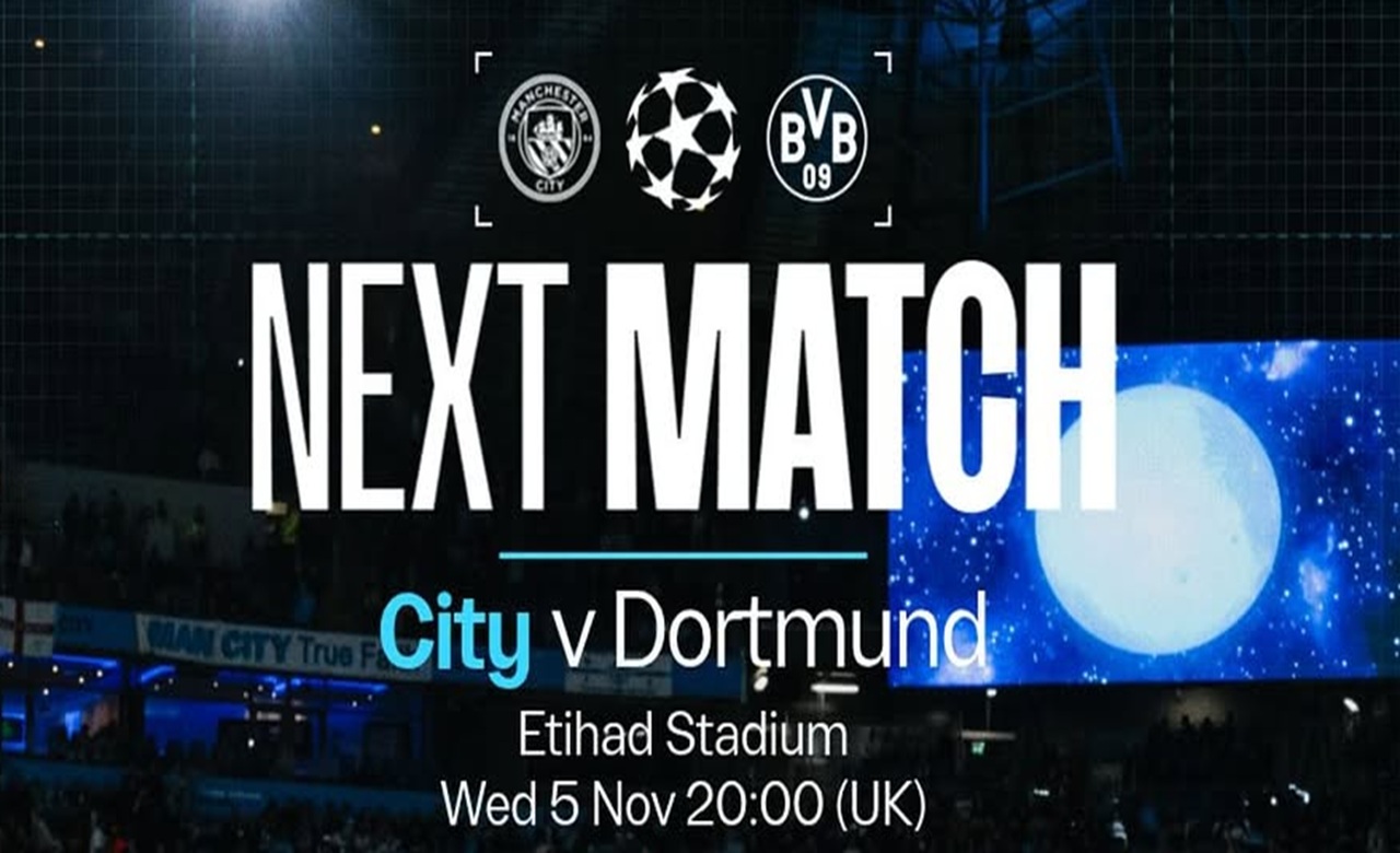 Link Live Streaming Dortmund vs Manchester City di Liga Champions 2025/26
