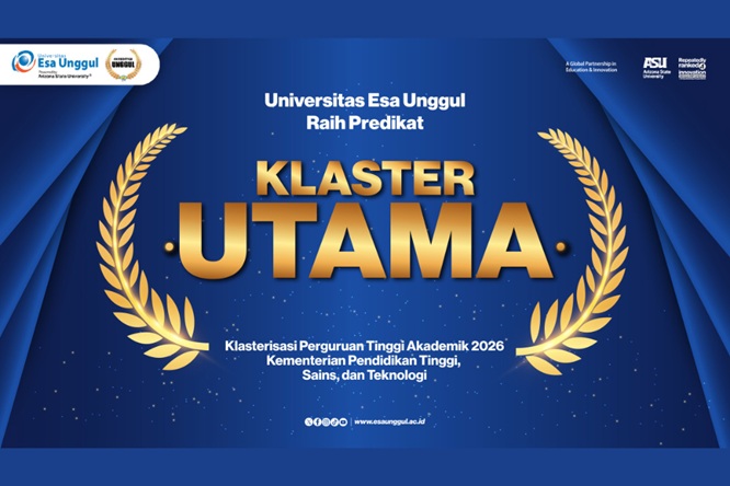 Universitas Esa Unggul Masuk Klaster Utama Penelitian dan Pengabdian kepada Masyarakat