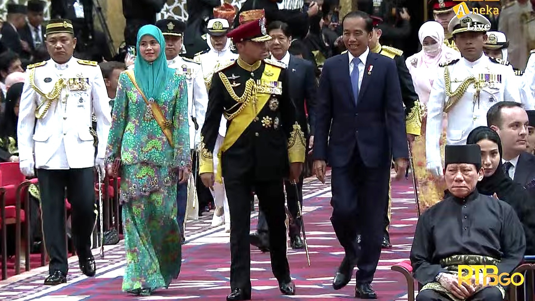 Jokowi Hadiri Resepsi Pernikahan Pangeran Mateen Sekaligus Promosi IKN ke Investor Brunei