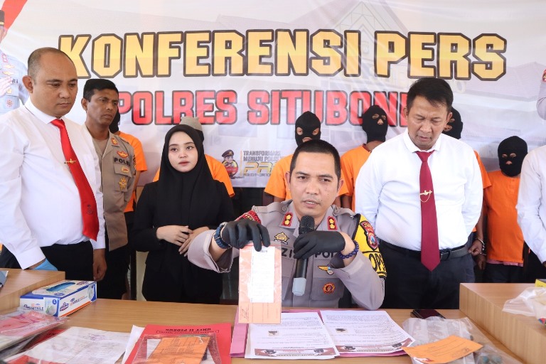 Polres Situbondo Pamer Ungkap 4 Kasus