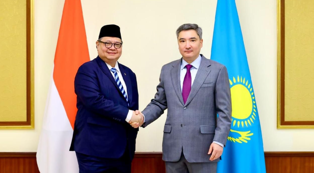 Bertemu PM Kazakhstan, Menko Airlangga Dorong Kemitraan Strategis di Bidang Energi, Mineral, dan Digital