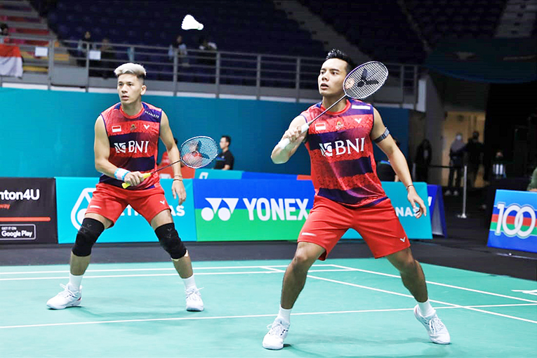 Perempat Final Thailand Masters 2023: Pram/Yere Lebih Unggul Pengalaman