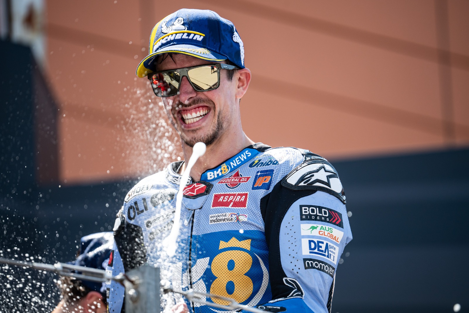 Alex Marquez Double Podium di MotoGP Aragon 2025, Federal Oil Beri Apresiasi Gresini Racing