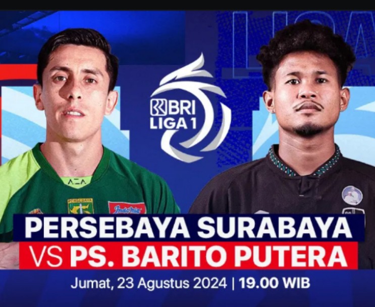 Live Streaming Persebaya vs Barito Putera: Misi Putus Tren Negatif Lawan Laskar Antasari! 