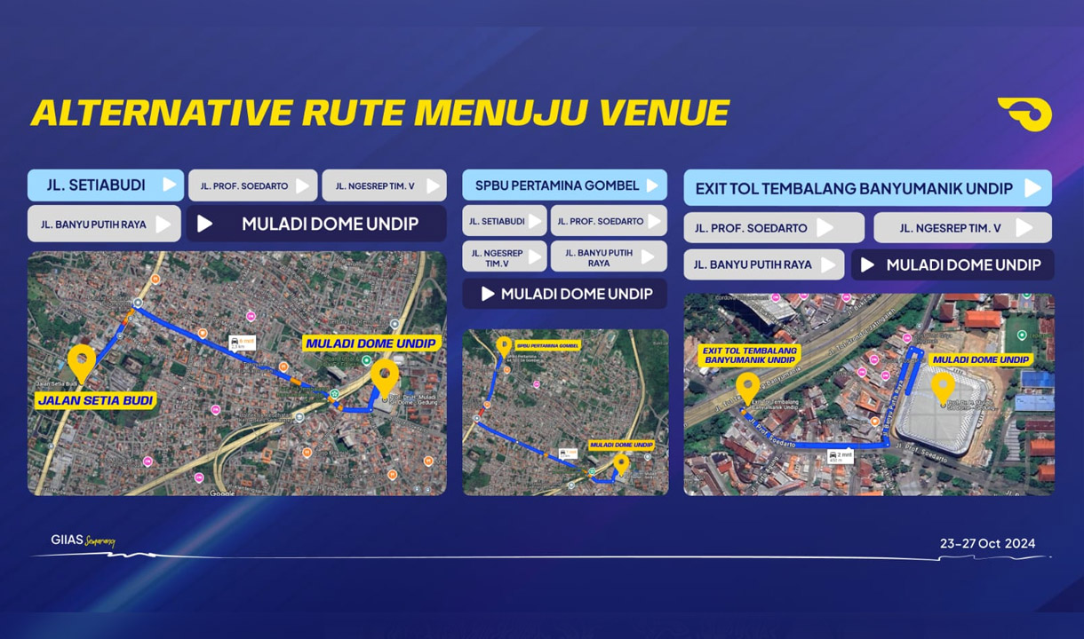 GIIAS Kembali Sapa Warga Semarang, Berikut Rute Menuju Muladi Dome UNDIP