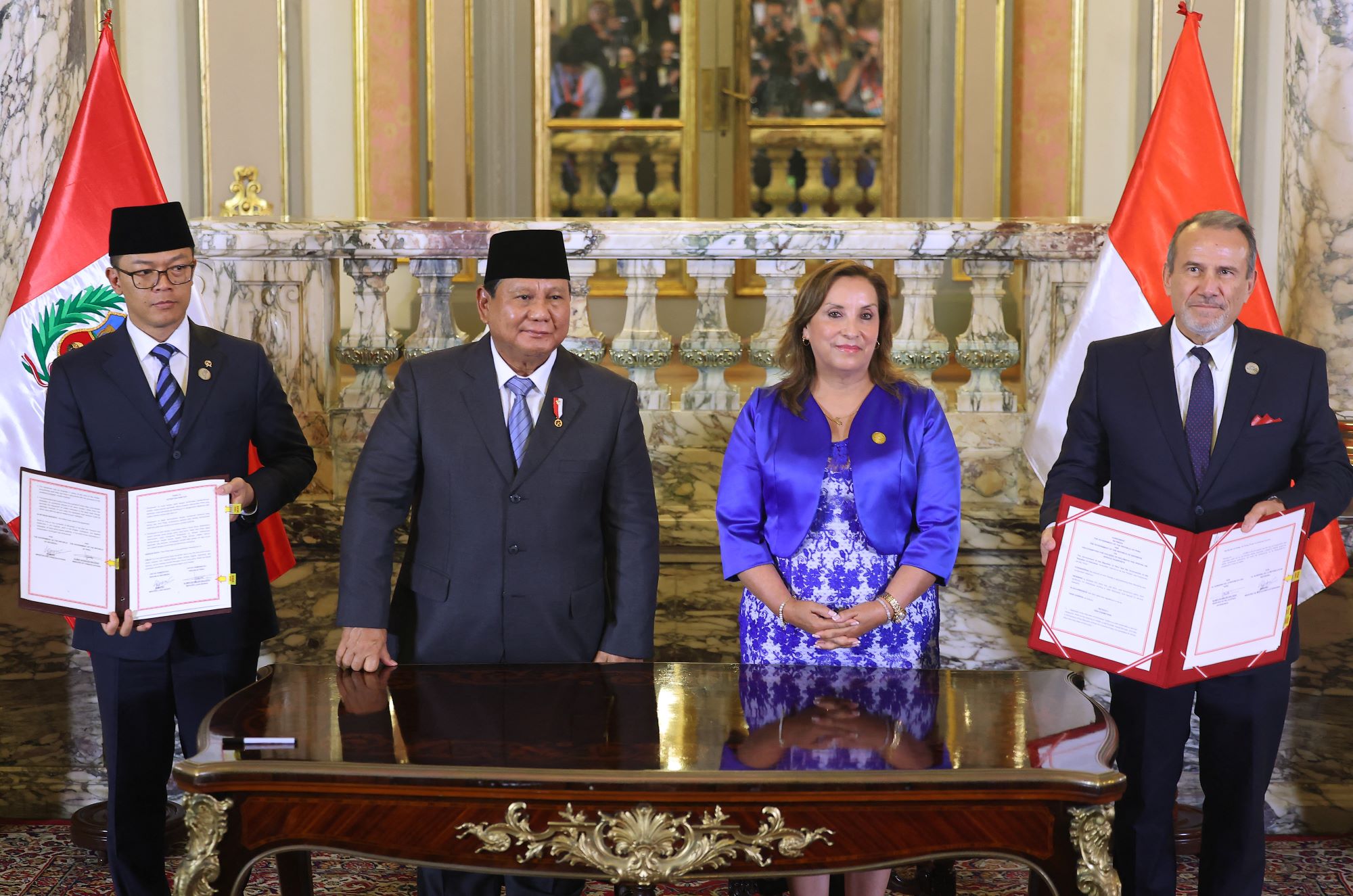 Awali Kunker ke Peru, Presiden Prabowo dan Presiden Dina Boluarte Bahas Ekonomi, Sosial, Hingga IKN