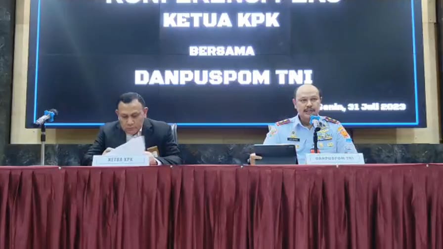 Letkol Afri Terima Uang Hampir Rp 1 M, Danpuspom TNI: Atas Perintah Kabasarnas 