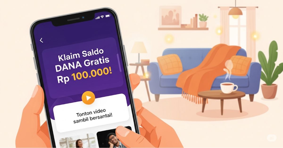 Klaim Saldo DANA Gratis Hari Ini dari Aplikasi Cross, Nonton Sambil Rebahan dapat Rp 100 Ribu!