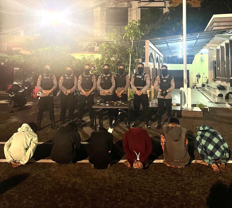 Polres Pelabuhan Tanjung Perak Gagalkan Tawuran 2 Gank