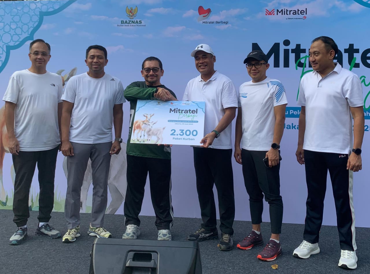 Gandeng Baznas, Mitratel Salurkan 2.300 Paket Daging Kurban ke Pelosok Indonesia 