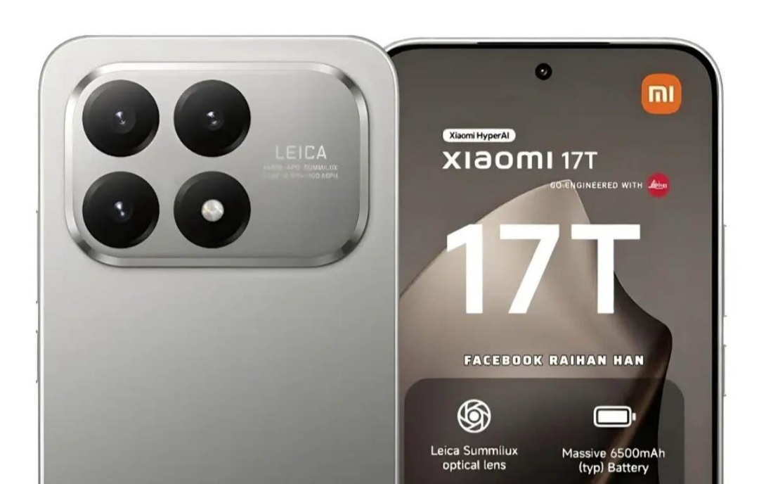 Xiaomi 17T Pro dan Xiaomi 17T Bocor Jelang Rilis Global 28 Mei, Usung Baterai 7.000mAh