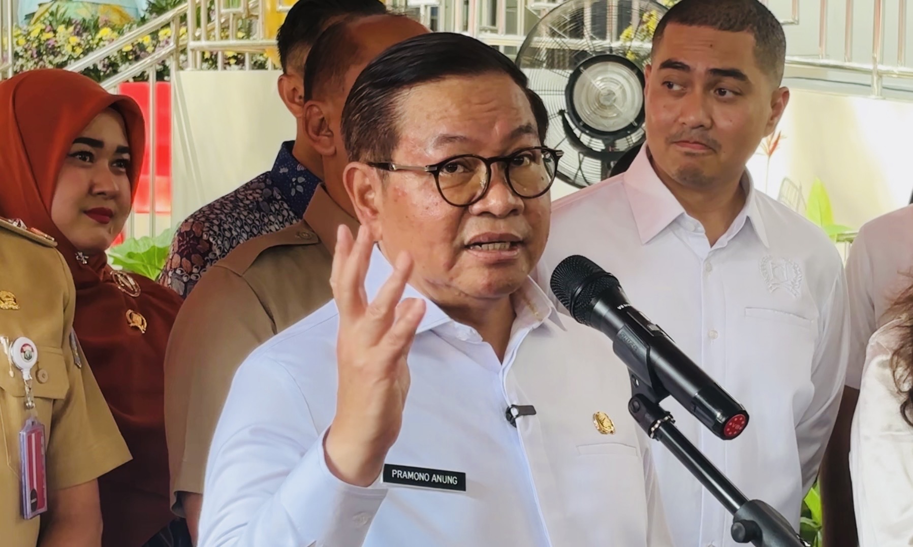 Pramono Bakal Tata Pasar Taman Puring yang Kebakaran Jadi Taman Difabel 