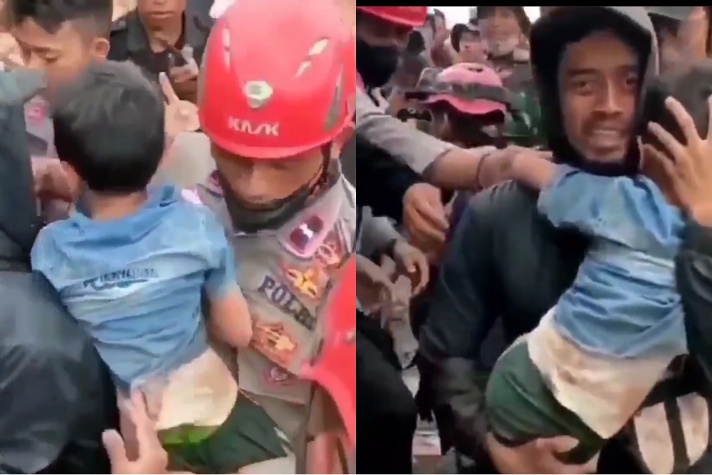 Detik-detik Anak Kecil Berhasil Selamat Usai 3 Hari Terjebak Reruntuhan Gempa Cianjur: Allahu Akbar!