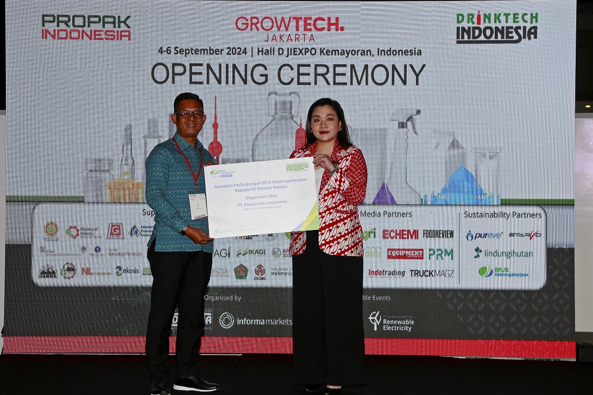 Pamerindo Indonesia Buka Growtech Jakarta dan ProPak Indonesia, Pameran Industri Teknologi Pertanian Terpadu 2024