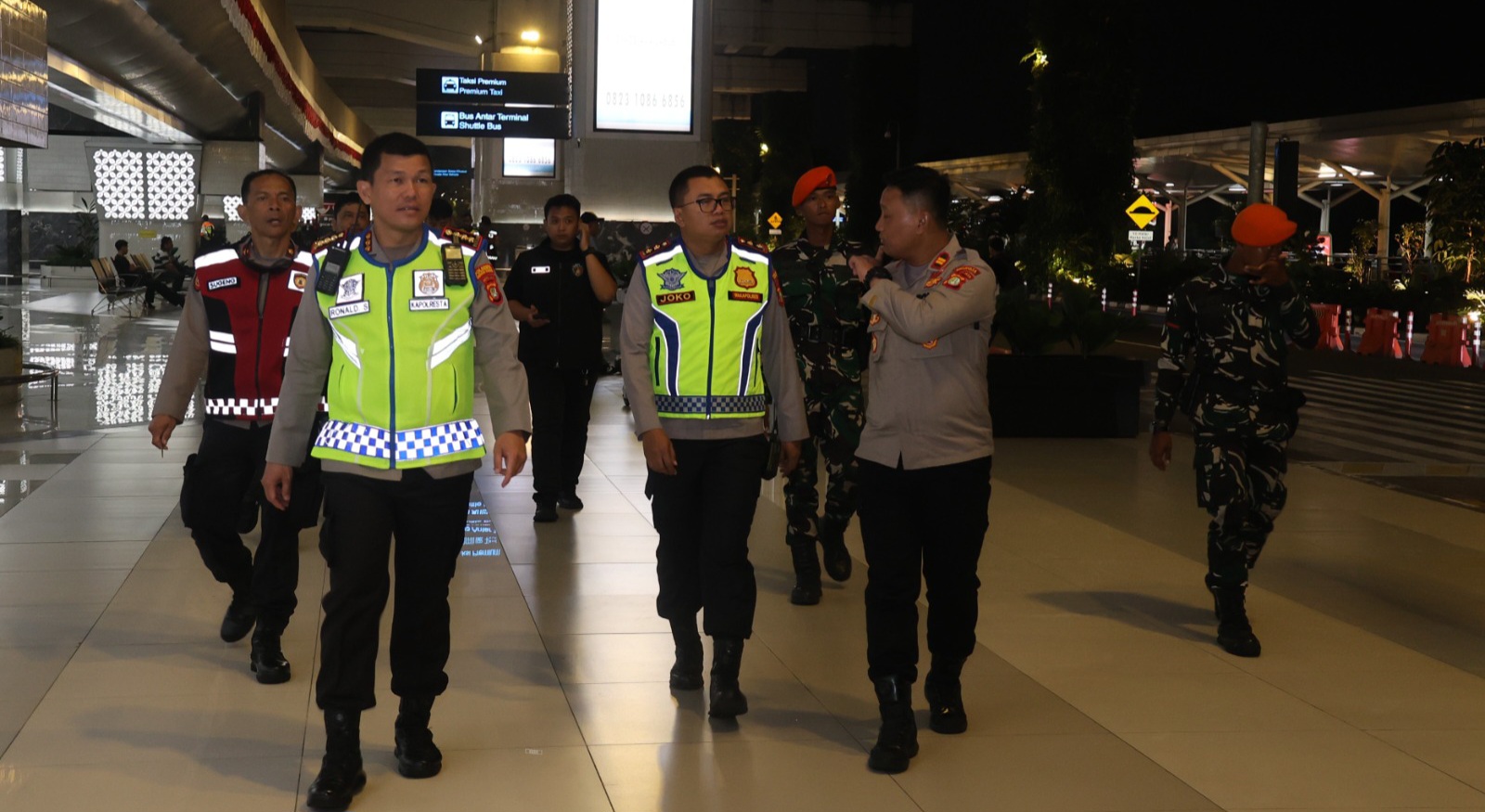 Cegah Gangguan Keamanan, TNI-Polri Gelar Patroli Skala Besar di Bandara Soetta