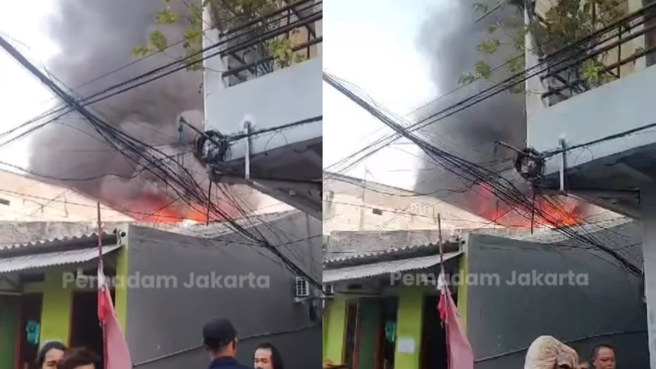 1 Orang Tewas akibat Kebakaran di Grogol Petamburan