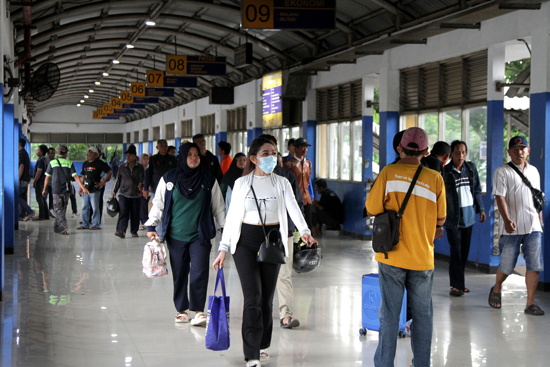 Arus Penumpang Terminal Purabaya Cenderung Turun Selama Nataru