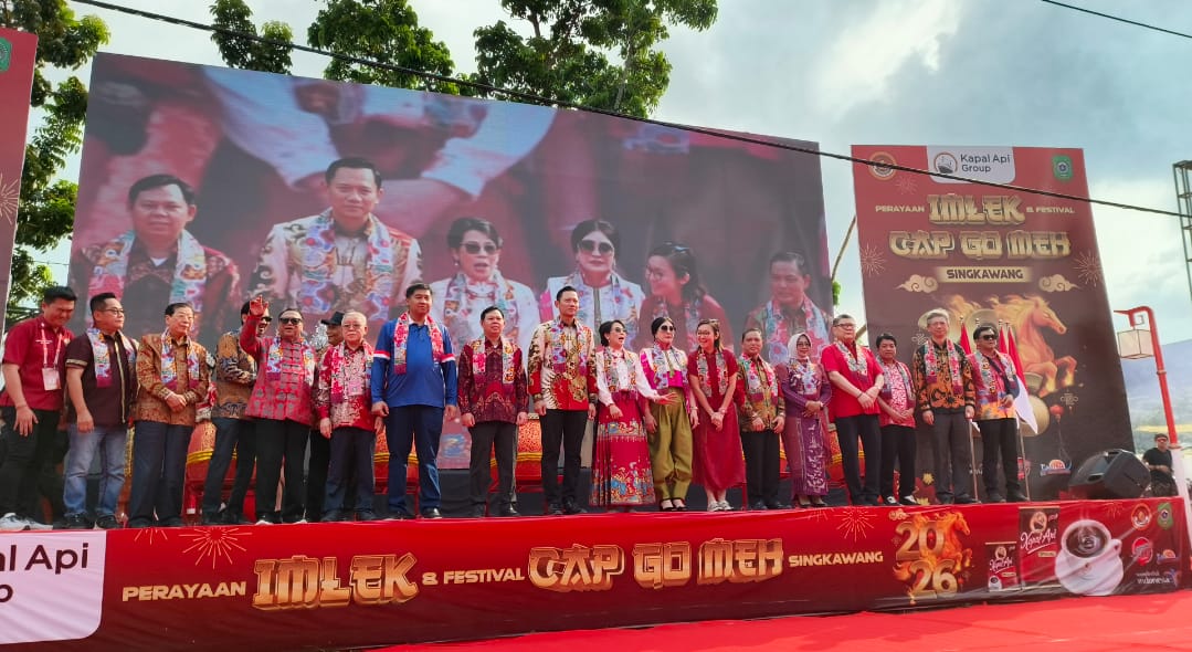 Cap Go Meh 2026 di Singkawang Pecah Rekor, 727 Tatung Padati Jalur Kota