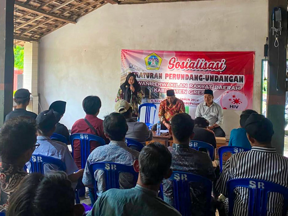 DPRD Gresik Sosialisasi Perda Kesehatan Masyarakat, Sikapi Meningkatnya Kasus HIV/AIDS