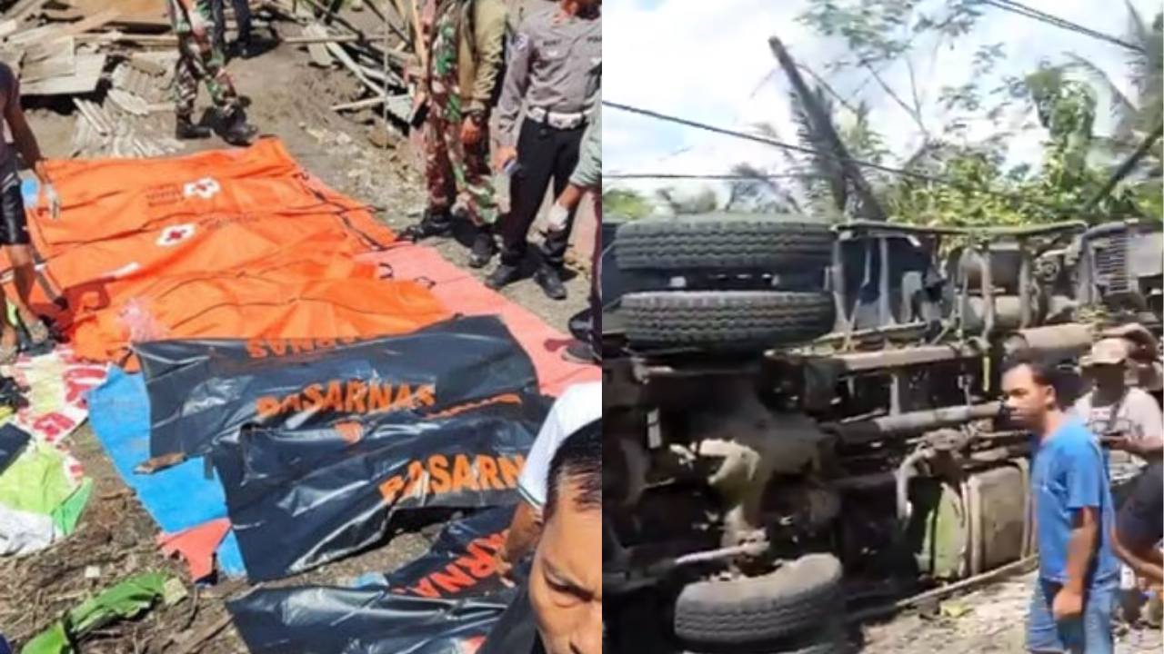 Innalillahi! 11 Korban Tewas Kecelakaan Truk Pasir vs Angkot di Purworejo Ternyata Rombongan Ibu-Ibu Pengajian