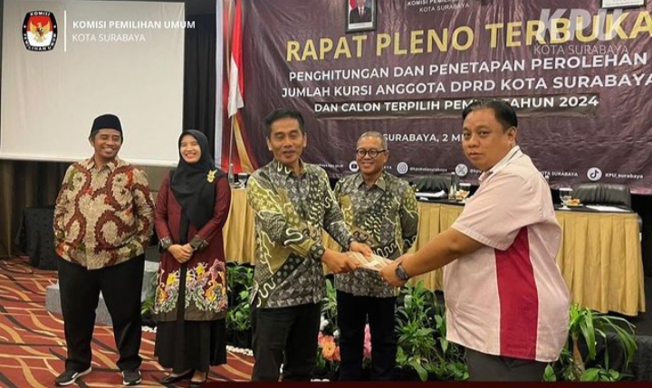 Inilah 50 Anggota DPRD Kota Surabaya Terpilih Periode 2024-2029