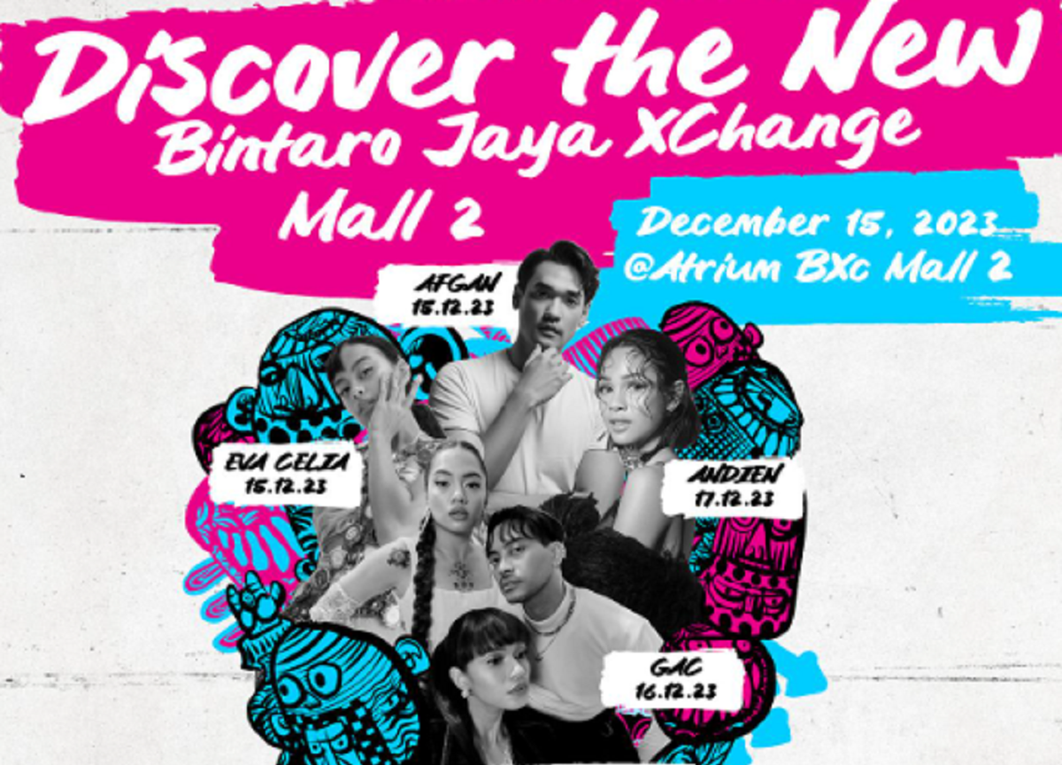 Konser Musik Gratis di Acara 'Discover The New Bintaro Jaya Xchange Mall 2’ Hari Ini, Ada Afgan hingga Andien