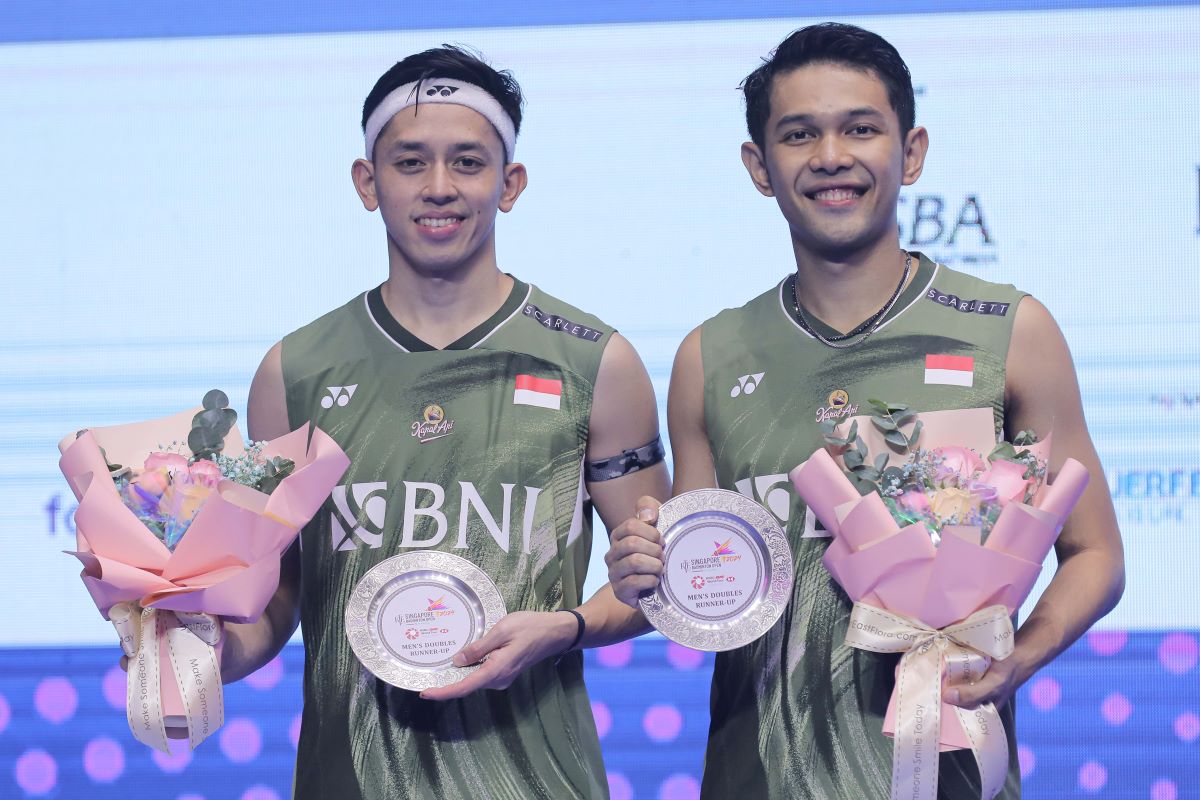 Singapore Open 2024: Fajar/Rian Tak Berkutik dari Pasangan Ketiga Tiongkok, Gelar Super 750 Melayang