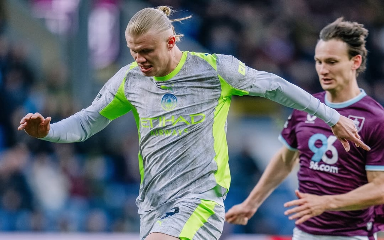 Manchester City Geser Arsenal di Puncak Klasemen, Gol Cepat Haaland Kirim Burnley Terdegradasi